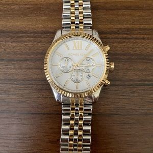 Michael Kors Oversized Lexington Two-Tone Watch